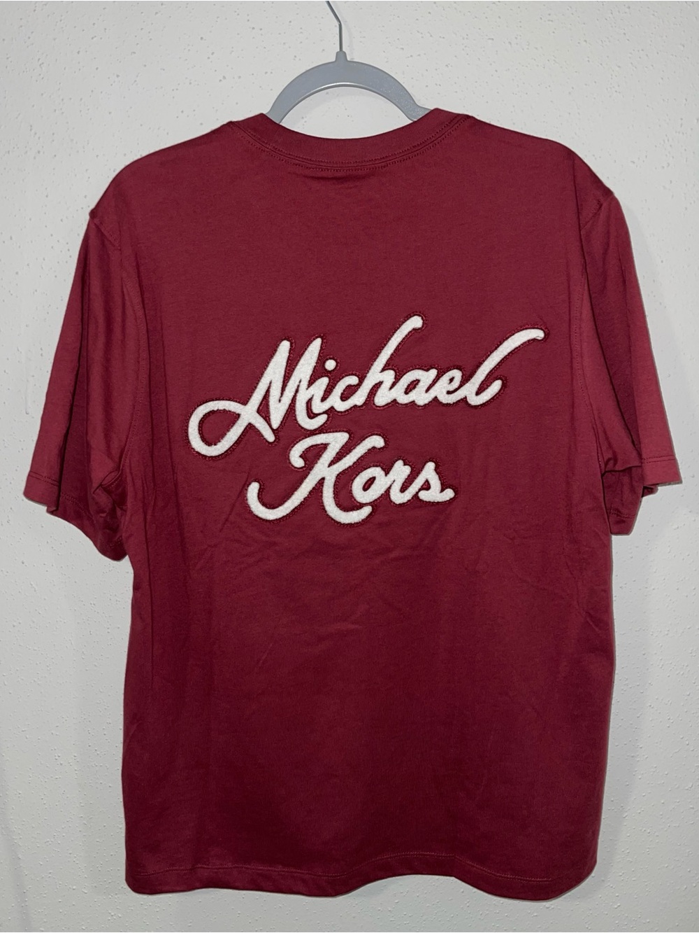 Michael Kors Men Embroidered Puff Cotton Oversized T-Shirt